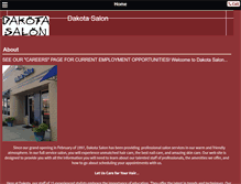 Tablet Screenshot of dakotasalonllc.com